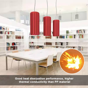 Luce acustica del ciondolo di assorbimento del suono Led luce pendente per Hotel ufficio ristorante - Product Image 3