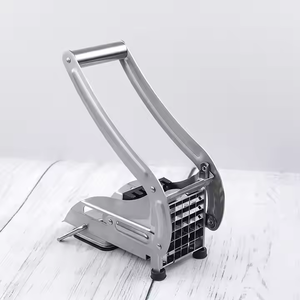 Coupe-patates manuel Déchiqueteur Machine à chips de pommes de terre Trancheur de pommes de terre <span class=keywords><strong>professionnel</strong></span> Presse à frites Coupeur en acier inoxydable - Product Image 3