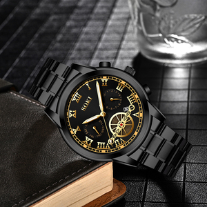 Men's Three-Eye Calendar Wristwatch Business Quartz <b>Watch</b> - Product Image 3
