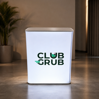 Table de présentation pliable portable à logo personnalisé, installation rapide, comptoirs promotionnels pour salons professionnels, stand de table pop-up