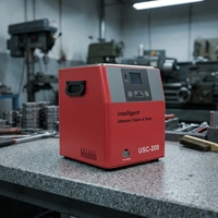 Limpiador ultrasónico de inyectores de combustible USC-200 2L con control inteligente de temperatura