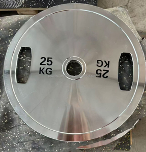 <span class=keywords><strong>Discos</strong></span> de Pesas de Acero con Logotipo Personalizado al por Mayor, <span class=keywords><strong>Discos</strong></span> de <span class=keywords><strong>Powerlifting</strong></span> <span class=keywords><strong>Calibrados</strong></span> de Alta Densidad con Tapones de Calibración para Gimnasios Comerciales - Product Image 3