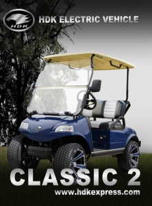 HDK Cooler Kart Lithium Battery Buggy Ambulance Car <strong>Mini</strong> <strong>jeep</strong> 2 Seat UTV 6.3kw AC Motor Electric Golf Cart - Product Image 4