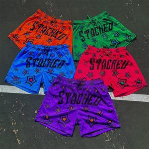 <span class=keywords><strong>Shorts</strong></span> con stampa integrale in Mesh <span class=keywords><strong>Shorts</strong></span> da uomo con logo personalizzato pantaloncini estivi da uomo in poliestere traspirante ad asciugatura rapida - Product Image 2