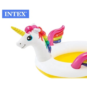 <span class=keywords><strong>Intex</strong></span>-piscina hinchable de colores para niños, piscina hinchable con pulverizador de unicornio místico para bebés, 57441 - Product Image 2