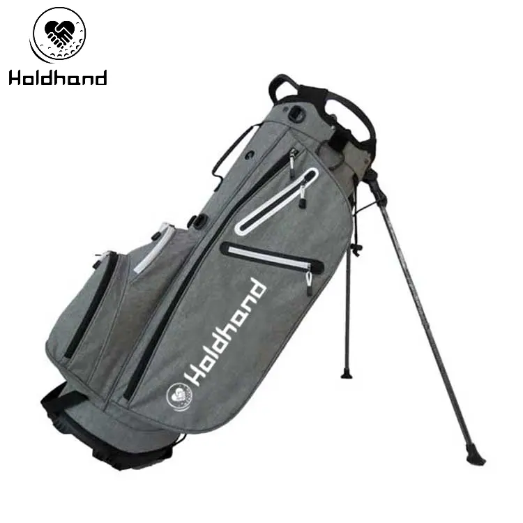New Design Portable Customized Snow Canvas Golf Stand Bag With Legs