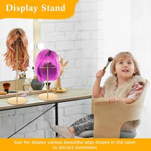 ขาตั้งโชว์หมวกสแตนเลสจากผู้ผลิต, ขาตั้งโชว์หมวกแบบปรับได้สำหรับวางบนเคาน์เตอร์, ขาตั้งหมวก 3 มิติสำหรับตกแต่งภายใน - Product Image 4