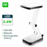 SMD LED pliable lampe de bureau lampe de table rechargeable sans fil grande batterie pour la maison et le bureau