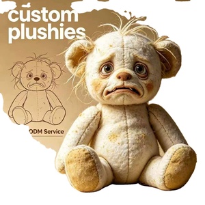 Wholesale Custom Worn-out Sad Plush Doll, High Fidelity Stuffed Toy, OEM ODM Service with CE EN71 Certification - Product Image 1