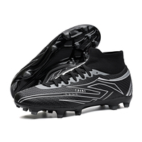 Chaussures de football professionnelles pour hommes, crampons de football à longs crampons personnalisés, vente directe d'usine, chaussures de sport de football, logo personnalisable