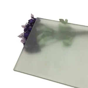 Glass customized China Supplier 3mm 4mm 5mm 6mm Tempered Acid Etched Frosted Glass For Glass Table Top