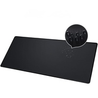 Grand tapis de souris Extra épais, motif de tissage rapide, très épais, pour bureau, contrôle au bord cousu, résistant à l'eau
