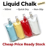 Craie liquide personnalisable en pochette transparente, étiquette personnalisée, craie sportive pour l'escalade, l'usage quotidien, le yoga, la musculation – Offre Spéciale