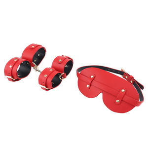 Conjunto <span class=keywords><strong>de</strong></span> Bondage para Parejas, Juguetes Sexuales <span class=keywords><strong>de</strong></span> Esclavitud, Accesorios Eróticos que Incluyen Esposas y Collar, Juegos Fetichistas BDSM para Adultos para Hombres - Product Image 2