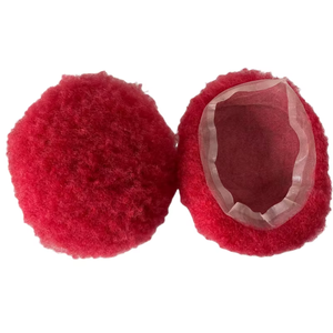 Prótesis Capilar <span class=keywords><strong>de</strong></span> Cabello Humano Virgen Brasileño <span class=keywords><strong>de</strong></span> 6 Pulgadas, Toupee Afro <span class=keywords><strong>Rojo</strong></span> <span class=keywords><strong>de</strong></span> 4mm, Unidad <span class=keywords><strong>de</strong></span> Encaje Completo 8x10 para Hombres - Product Image 6