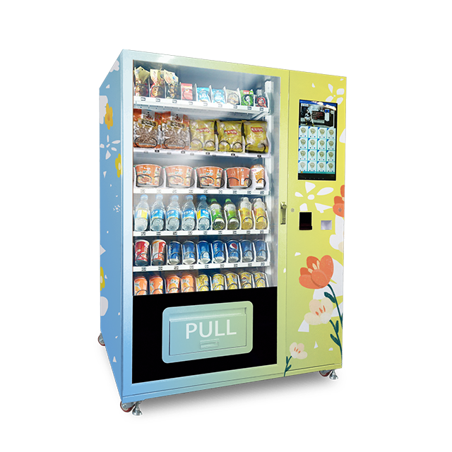 Professional Snack and Drink Vending Machine with Elevator, Supports Multiple Purchases. Accepts Customization