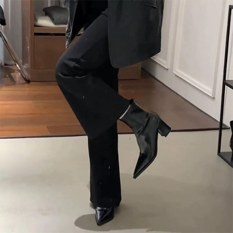 สีดำ (7 ซม. บุผ้าฟลีซ)