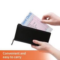 Blocs-notes de commande de nourriture personnalisés avec logo durable, blocs-notes numérotés en vrac pour serveurs, carnets de commande pour serveuses pour les restaurants