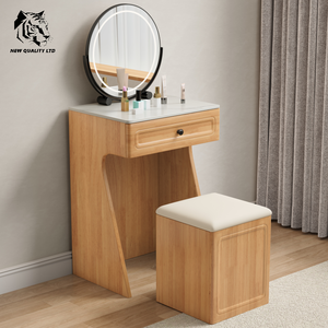 furniture factory cheap price OEM ODM huge stock eco-friendly dresser table newest design bedroom furniture wood <b>mirror</b> dresser - Product Image 1