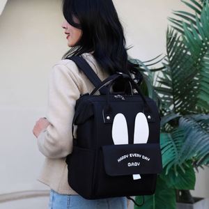 Lovely Cartoon Bunny Shaped <b>Backpack</b> Mommy Lightweight Baby Diaper Storage Bag - Product Image 6