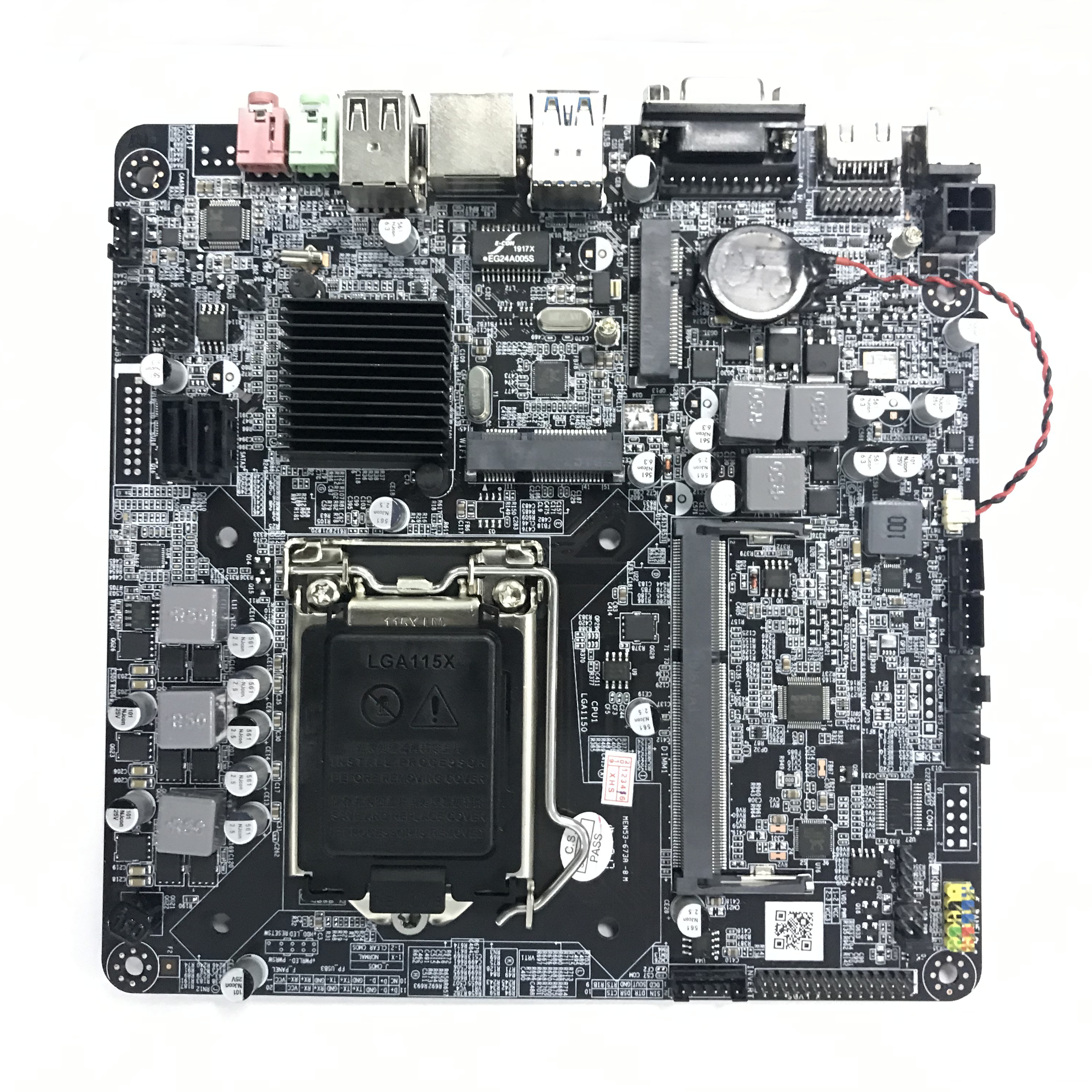 Мини-ПК ITX INTEL материнская плата H81-M3N lga1150 с 12V DC LVDS