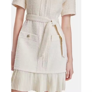 Vestido de Punto con Volantes, Elegante y Sexy, con Pedrería, Mini Vestido de Mujer, Moda Verano 2025 - Product Image 6