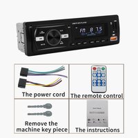 Reproductor de DVD para Auto de 1 Din y 12V, Radio Estéreo con USB, TF, MP3, FM, BT, AUX, SD, Control Remoto, Estéreo para Tablero
