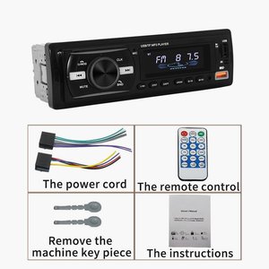 เครื่องเล่นดีวีดีติดรถยนต์ 12V แบบ 1 DIN พร้อมช่องเสียบ USB, TF, MP3, วิทยุสเตอริโอ FM, บลูทูธ, AUX, SD, รีโมทคอนโทรล และช่องเสียบ USB สำหรับแผงหน้าปัด - Product Image 5