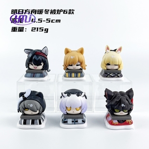 Figura de acción de PVC de Arknights, juguete de anime de dibujos animados, linda caja sorpresa, figura de <span class=keywords><strong>manga</strong></span>, manualidades de plástico para cumpleaños - Product Image 5