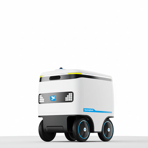 <span class=keywords><strong>Robot</strong></span> de livraison Alpha Robotics Speedybot Pro 100 kg, 80 L de stockage, charge automatique, intérieur/extérieur, pour la livraison de nourriture, de café, de pizzas, serveur, VSLAM, IP54 - Product Image 1