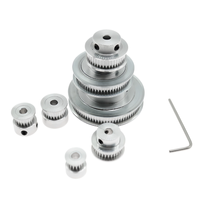Poulie synchrone en aluminium GT2 80T pour courroie crantée 2GT, 80 dents, pour imprimante 3D, OEM, largeur 6mm, alésage 5-20mm