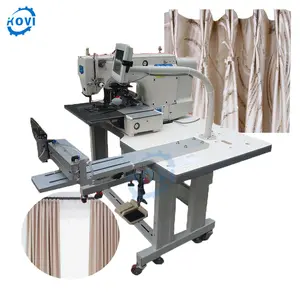 Factory price cnc fabric curtain pleating machine pleating sewing making machine