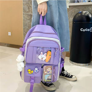 Ensemble de sacs à <span class=keywords><strong>dos</strong></span> <span class=keywords><strong>pour</strong></span> élèves du primaire et filles de 13 ans, sacs d'école de 8e et 5e classe, en Oxford, avec fermeture à glissière, vente en gros - Product Image 5