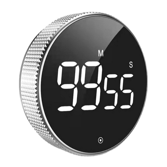 Magnetic Kitchen Timer Digital Cooking Shower Study Stopwatch LED Counter Alarm Remind Manual Electronic Battery Household