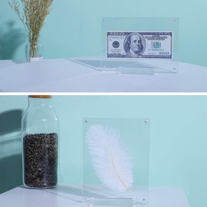 Support de cadre photo magnétique double face en acrylique transparent avec logo personnalisé imprimé en sérigraphie – Le cadeau idéal pour la maison, le bureau ou la boutique - Product Image 6