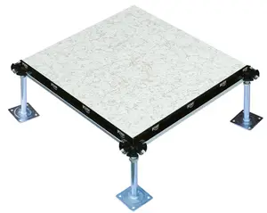 Kehua PVC HPL Covered Raised Flooring System Calcium Sulfate Raised Flooring For Data Centers