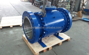 Nhà máy trực tiếp cung cấp API 6D 4 "~ 60" Bánh hoạt động giả mạo khối kép và chảy máu (DBB) 3 mảnh trunnion bóng van - Product Image 2