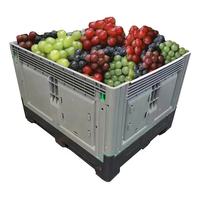 Vente en gros Boîtes de rangement pliantes robustes Bac à palettes en plastique pour un stockage pratique, empilables et durables