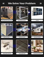 Casa Contenedor Expandible, Casa Modular Prefabricada, Casa Contenedor Móvil de 20 pies/40 pies, Mini Casa, Villa, Oficina, Alojamiento