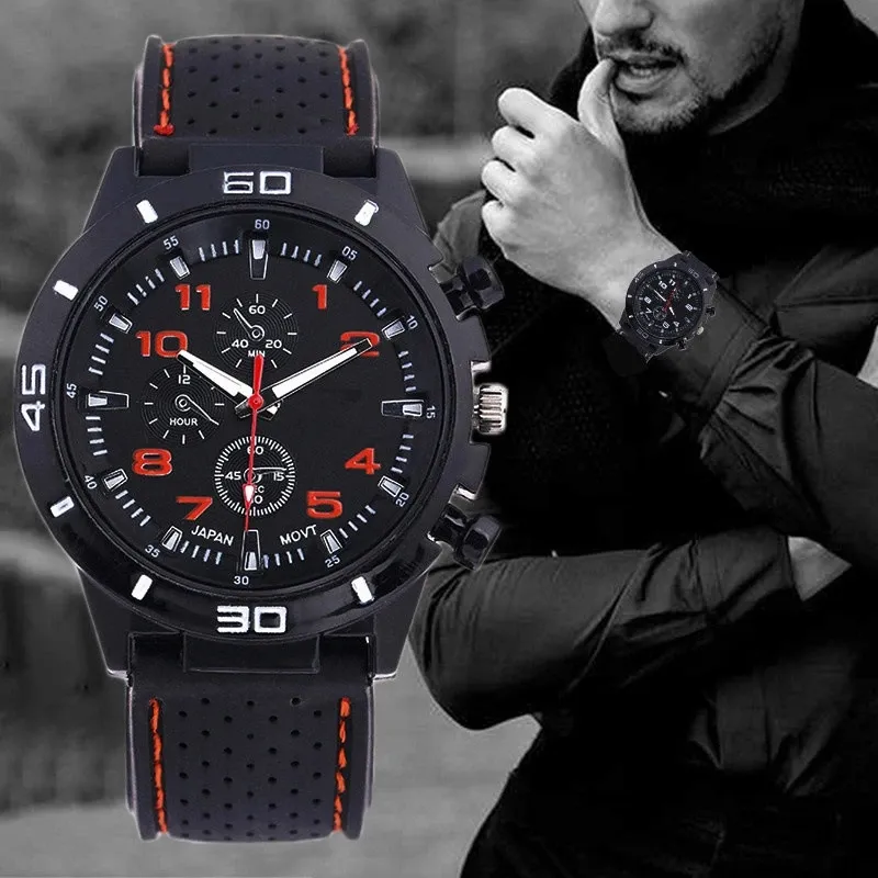 Relógio de pulso masculino, moda data quartzo homens relógios top marca de luxo cronógrafo esporte relógio de pulso homens