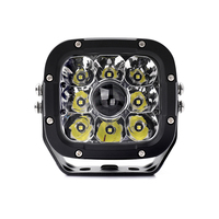 Nouveau phare LED de conduite 65W 7000lm 5 pouces avec faisceau combiné blanc et ambre, étanche IP67, ajustement universel