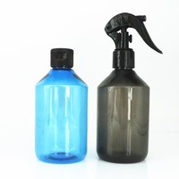 Bouteille de pulvérisateur en plastique PET de 250ml pour le nettoyage et la pulvérisation d'alcool bouteille de 8oz boston