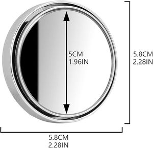 <b>Car</b> Rear View <b>Mirrors</b> Wide View Angle <b>Mirror</b> Round HD Glass Convex <b>Mirror</b> Adjustable with Frame for <b>Cars</b> SUV Trucks - Product Image 4