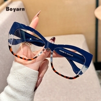 Boyarn Mode Cat Eye Optique Cadre Verre Bleu Lumière Blocage Lunettes Populaire Multicolore Pas Cher Lunettes Chine