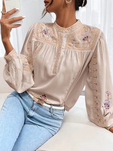 Tunique musulmane à la mode Dunai, nouveau Design, grandes tailles, hauts brodés à la main - Product Image 4