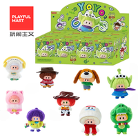 Figurines d'action MINISO originales, pendentifs poupées MINISO YOYO, jouets MINISO YOYO - 5 pendentifs poupées en peluche de la série Cute Together, boîte mystère