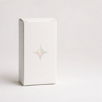 Boîte personnalisée pour flacon de peptide OEM ODM, boîte en papier pour flacon en verre individuel de 10 ml avec insert en blister plastique pour cosmétiques