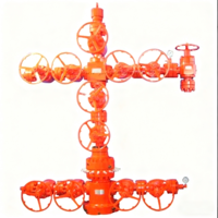 Plateforme de forage pétrolier et gazier forgée avec équipement de type sapin de Noël/tête de puits pour la production pétrolière, pour le forage