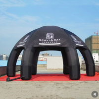 Tente dôme gonflable pour événements extérieurs, impression numérique, imperméable, installation facile, garantie 1 an, pour la plage et autres événements
