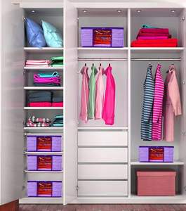 Arow Blue Saree Covers With Zip Cover Packing <b>Bags</b> Saree Work Saree Cover <b>For</b> Women In Wholesale Price - Product Image 4